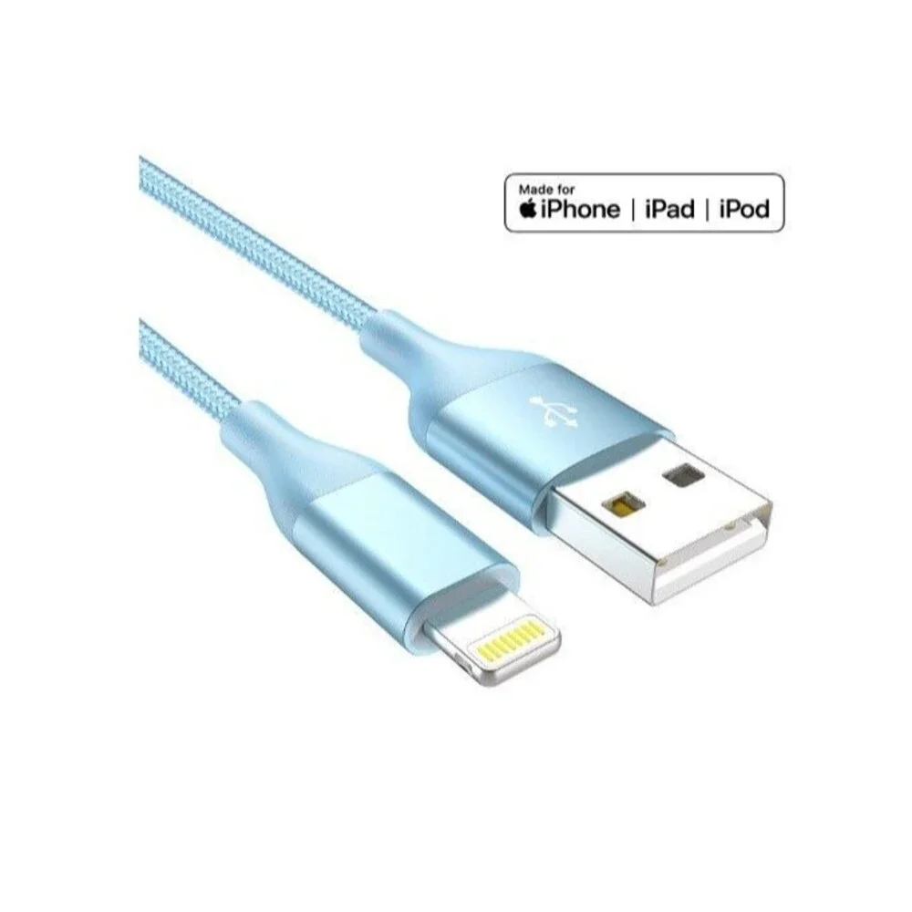 4-Pack iPhone Charger Multicolor 10 Ft, 6Ft, 6Ft, 3Ft, Apple Charger USB To ipho